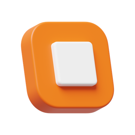 Detener  3D Icon