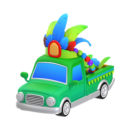 Parade Car  3D Icon