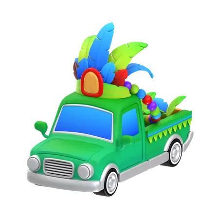 Parade Car  3D Icon