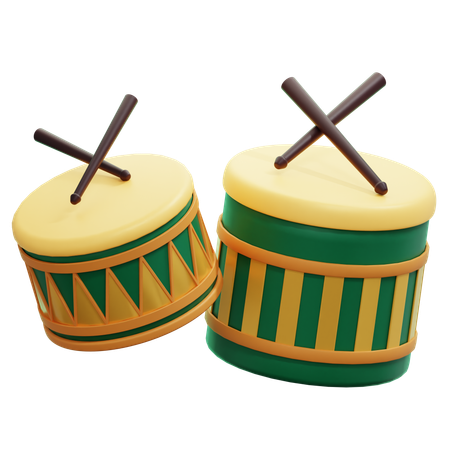 Parade Drums  3D Icon