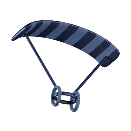 Paragliding  3D Icon