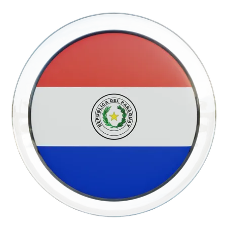 Bandeira do Paraguai  3D Flag