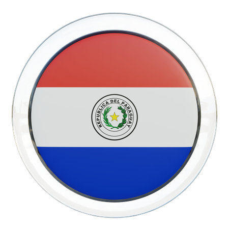 Bandeira do Paraguai  3D Flag