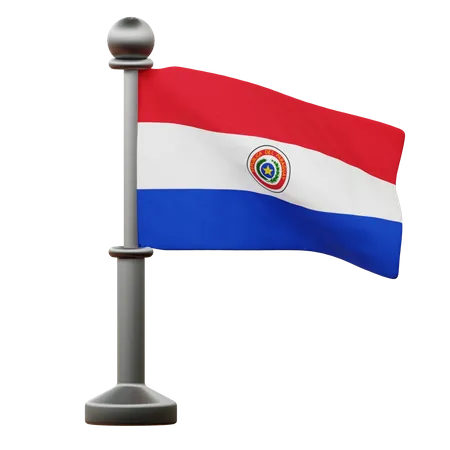 Bandeira do Paraguai  3D Icon