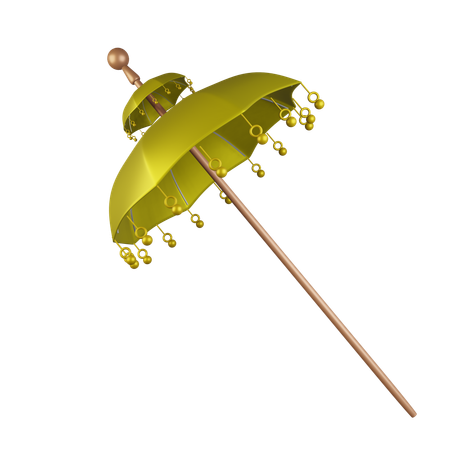 Paraguas balinés  3D Icon