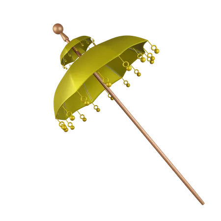 Paraguas balinés  3D Icon