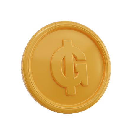 Paraguay Currency  3D Icon