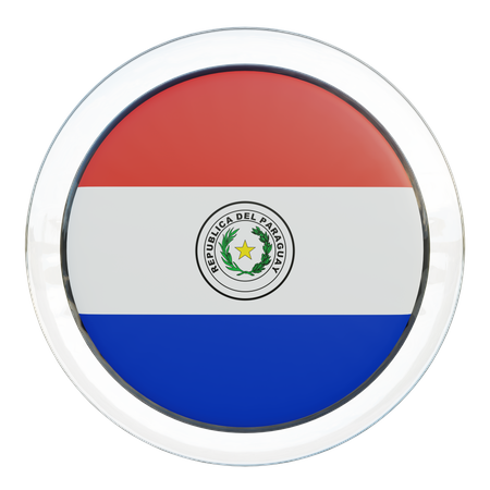 Paraguay Flag  3D Icon