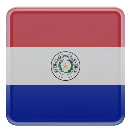 Paraguay Flag  3D Flag