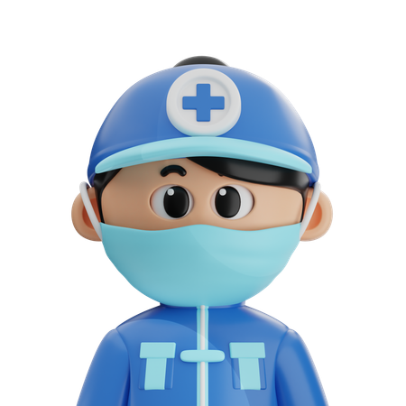 Paramedic  3D Icon