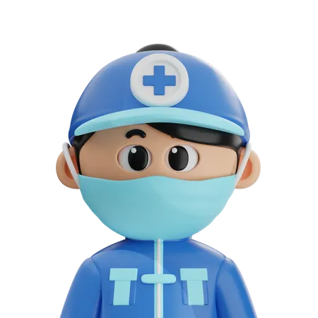 Paramedic  3D Icon