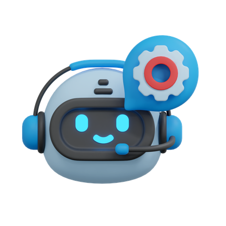 Configuration du chatbot  3D Icon