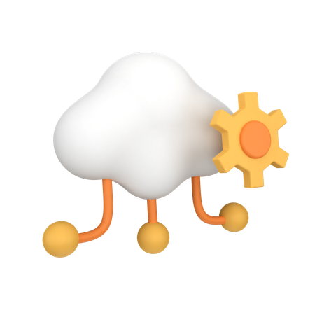 Paramètre de nuage  3D Icon