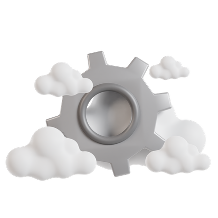 Réglage du nuage  3D Icon