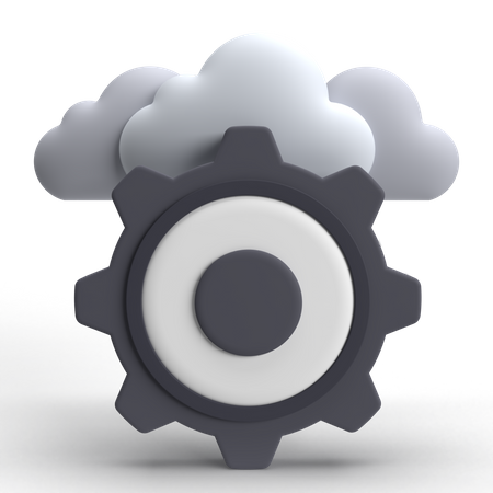 Paramètre de nuage  3D Icon
