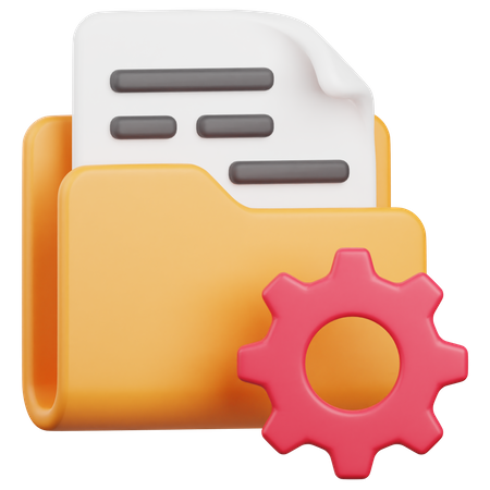 Paramètre de dossier  3D Icon