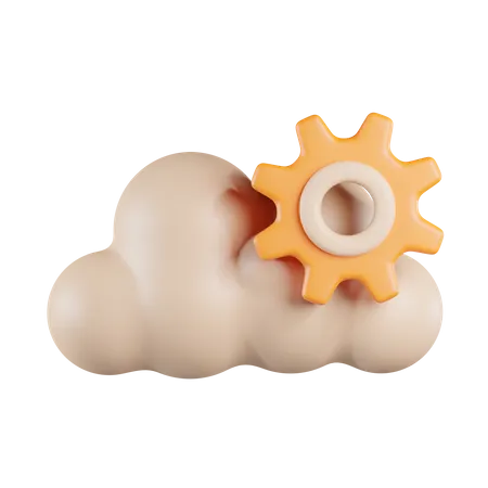 Paramètre de gestion du cloud  3D Icon