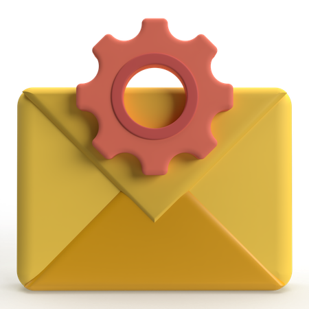 Paramètre de messagerie  3D Icon