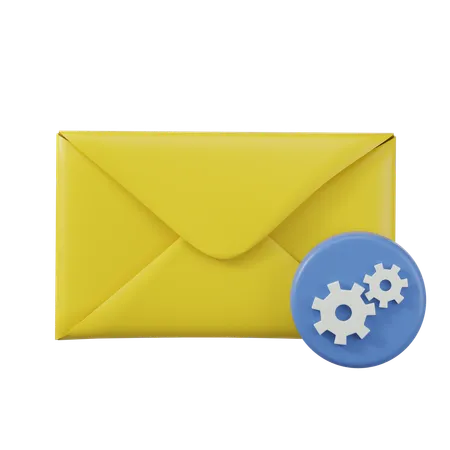 Paramètre de messagerie  3D Icon