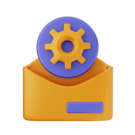 Paramètre de messagerie  3D Icon