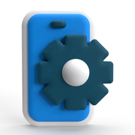 Paramètre mobile  3D Icon