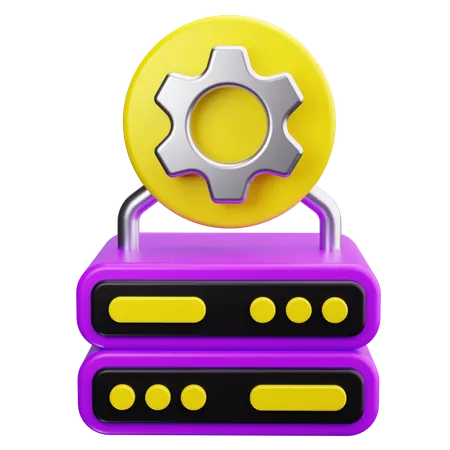 Paramètre du serveur  3D Icon