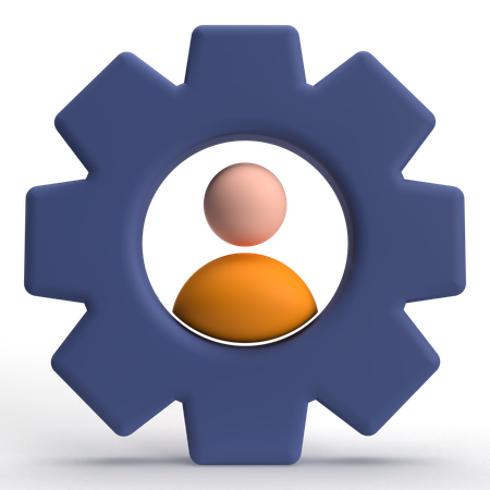 Paramètre d'utilisateur  3D Icon