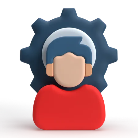 Paramètre d'utilisateur  3D Icon