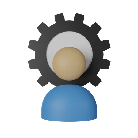 Paramètre d'utilisateur  3D Icon