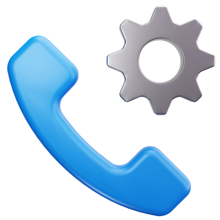 Paramètres d'appel  3D Icon