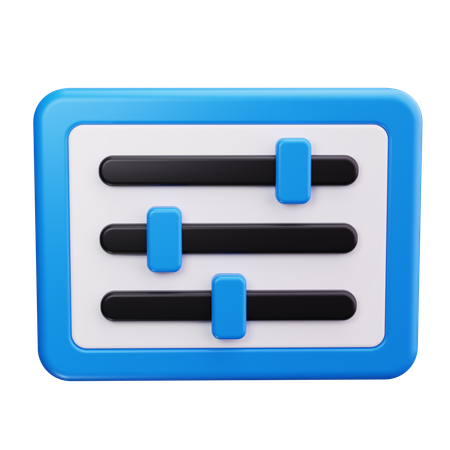 Paramètres de filtre  3D Icon