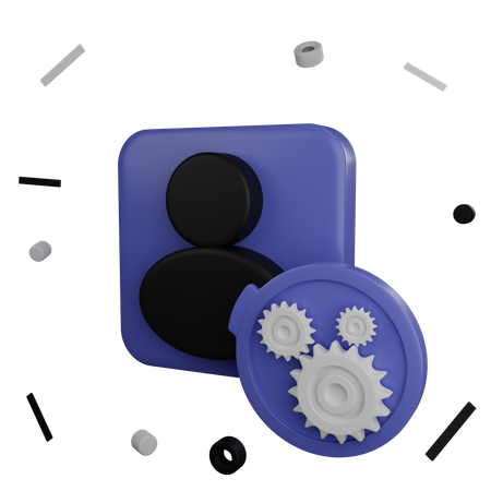 Paramètres utilisateur  3D Icon