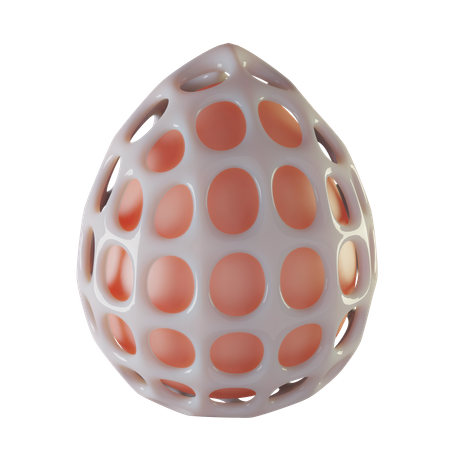 Parametric egg shell  3D Icon