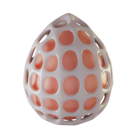 Parametric egg shell  3D Icon