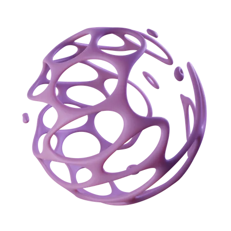 Parametric spherical shape  3D Icon