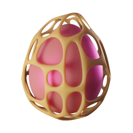 Uovo di Pasqua parametrico  3D Icon