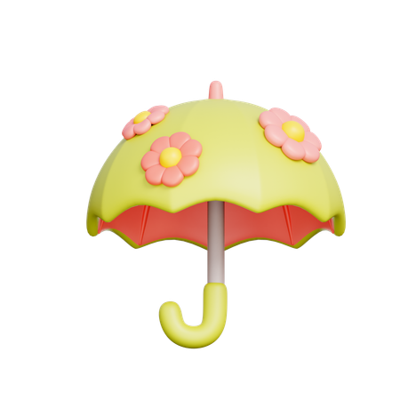 Parapluie  3D Icon