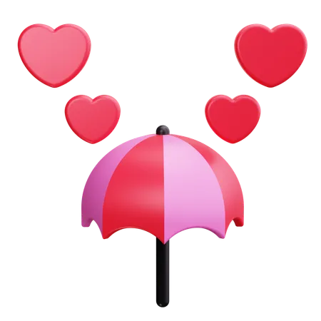 Parapluie  3D Icon