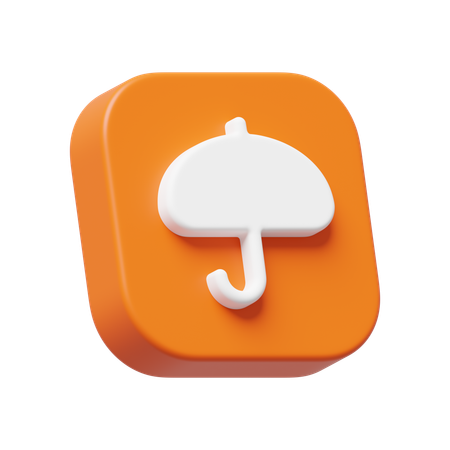 Parapluie  3D Icon