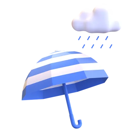 Parapluie  3D Illustration