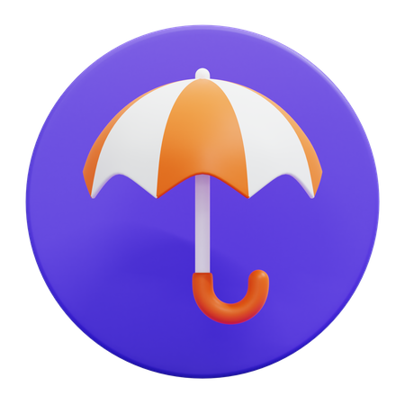 Parapluie  3D Icon