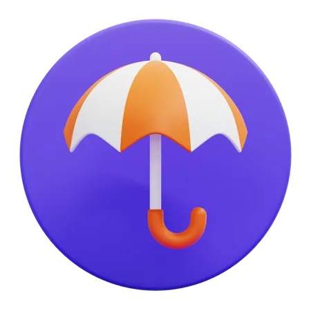 Parapluie  3D Icon