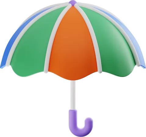 Parapluie  3D Illustration