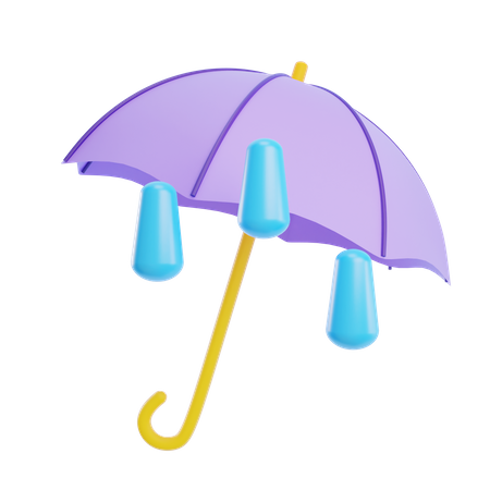 Parapluie  3D Icon