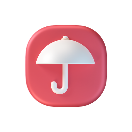 Parapluie  3D Icon