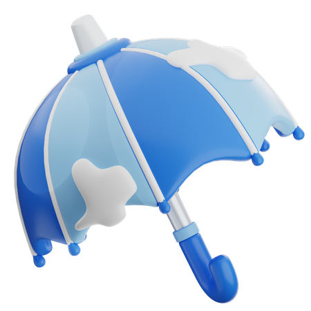 Parapluie neige  3D Icon