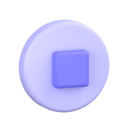 Parar  3D Icon