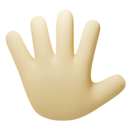 Pare o gesto com a mão  3D Icon