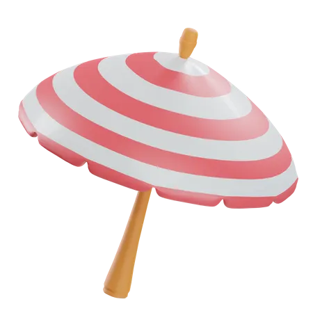 Parasol de plage  3D Icon