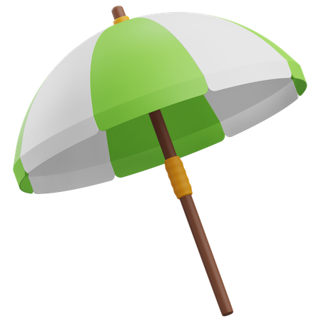 Plage parasol  3D Icon